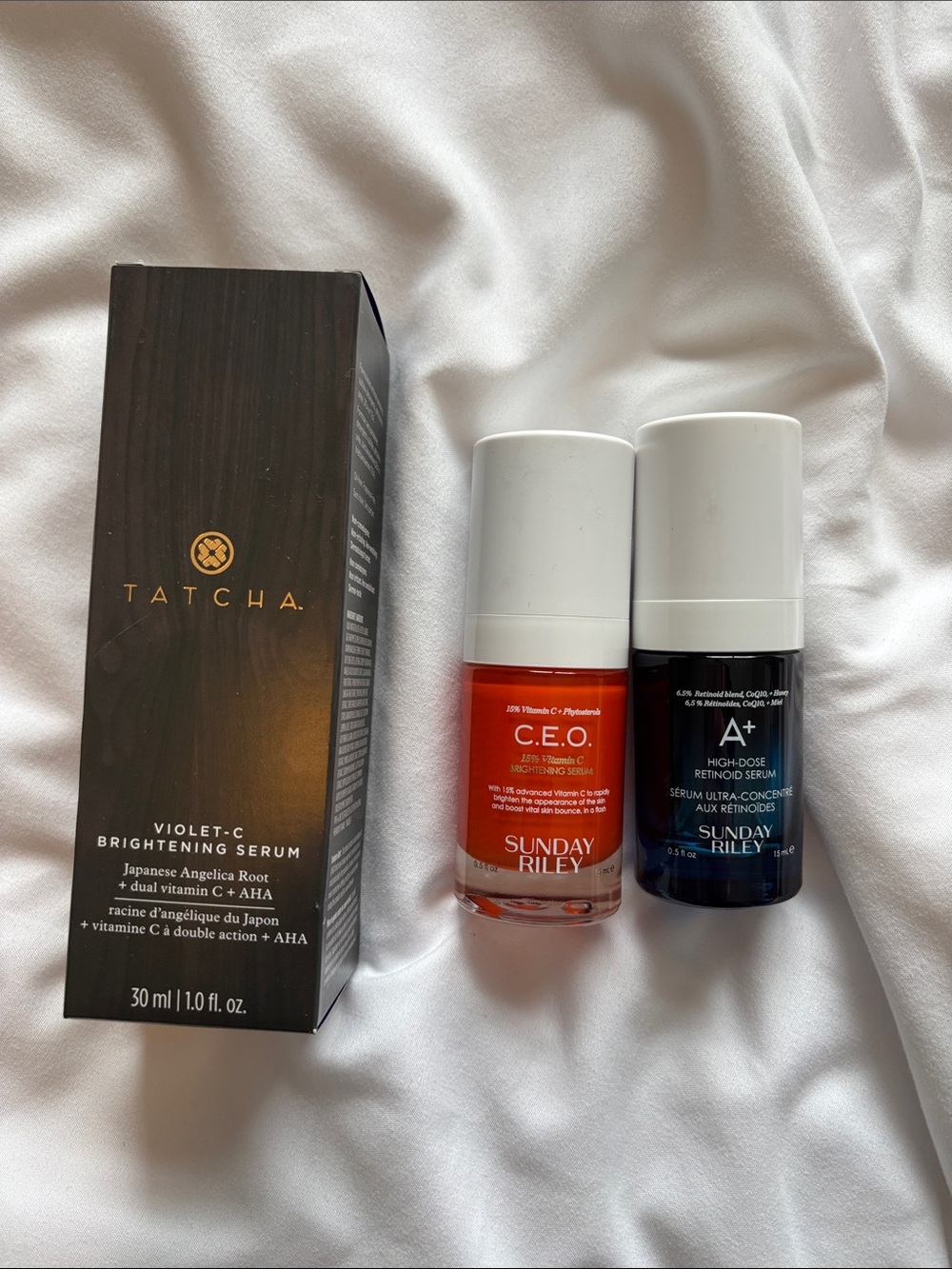 Tatcha and Sunday Riley bundle